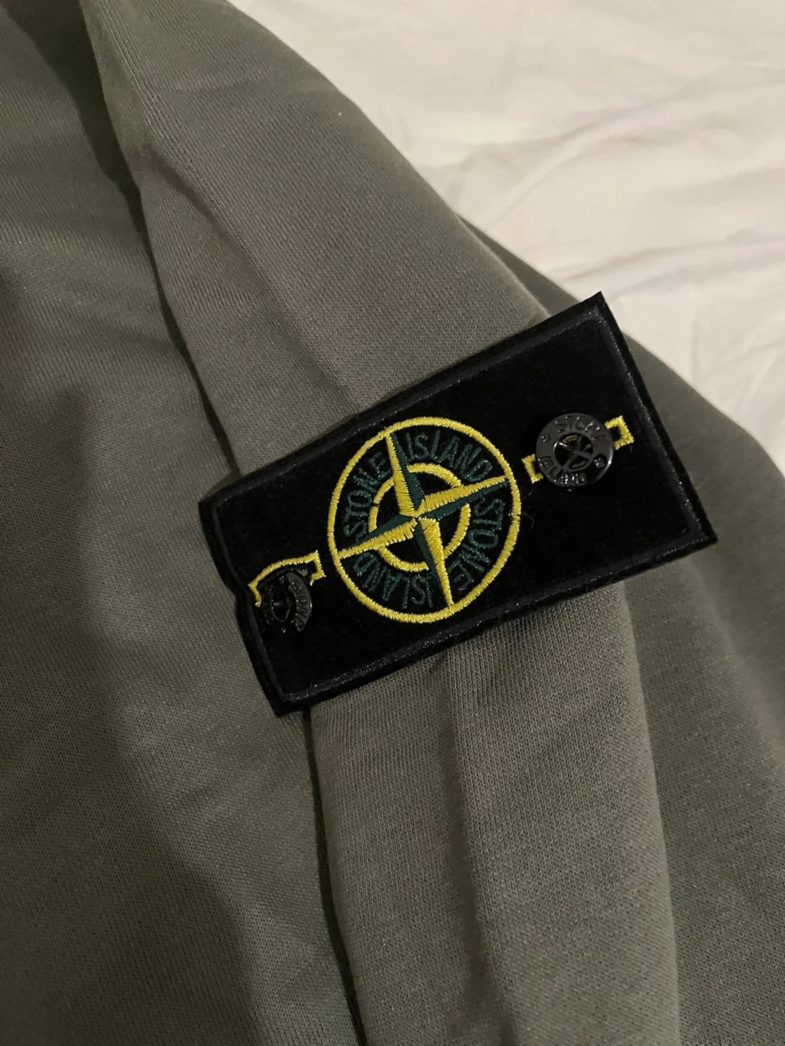 Stone isssland sweatshirt militärgrön - 2