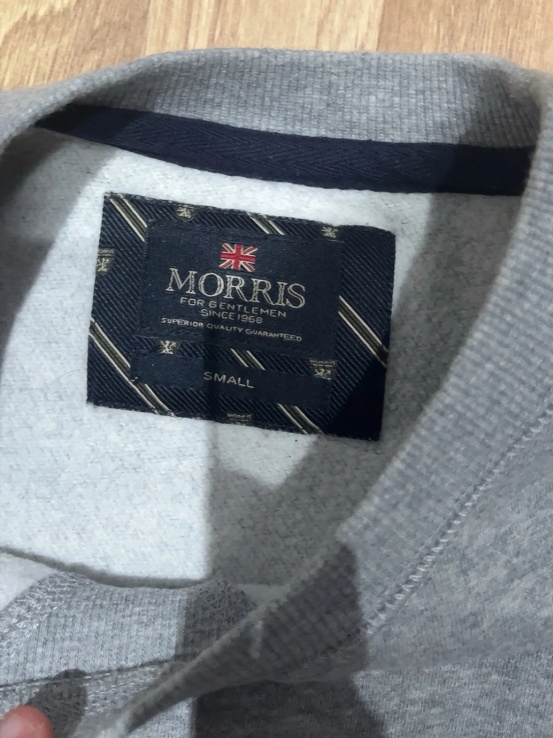 Grå sweatshirt från Morris, Small - 1