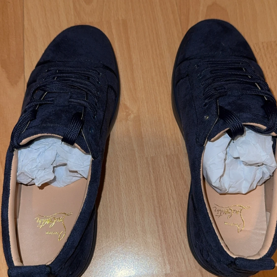 Christian Louboutin marin blå sneakers - 4