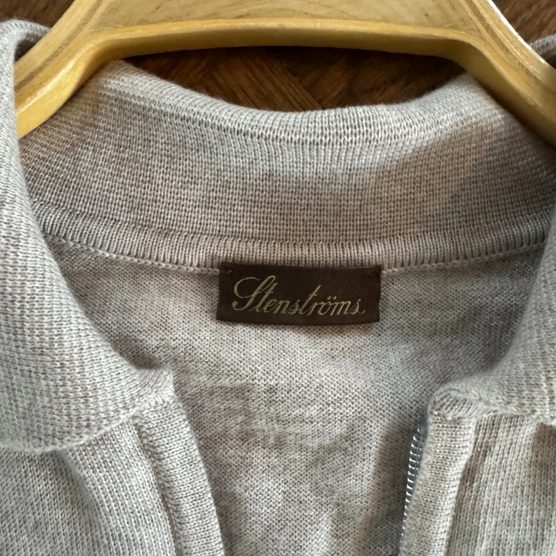 Beige half zip från Stenströms - 1