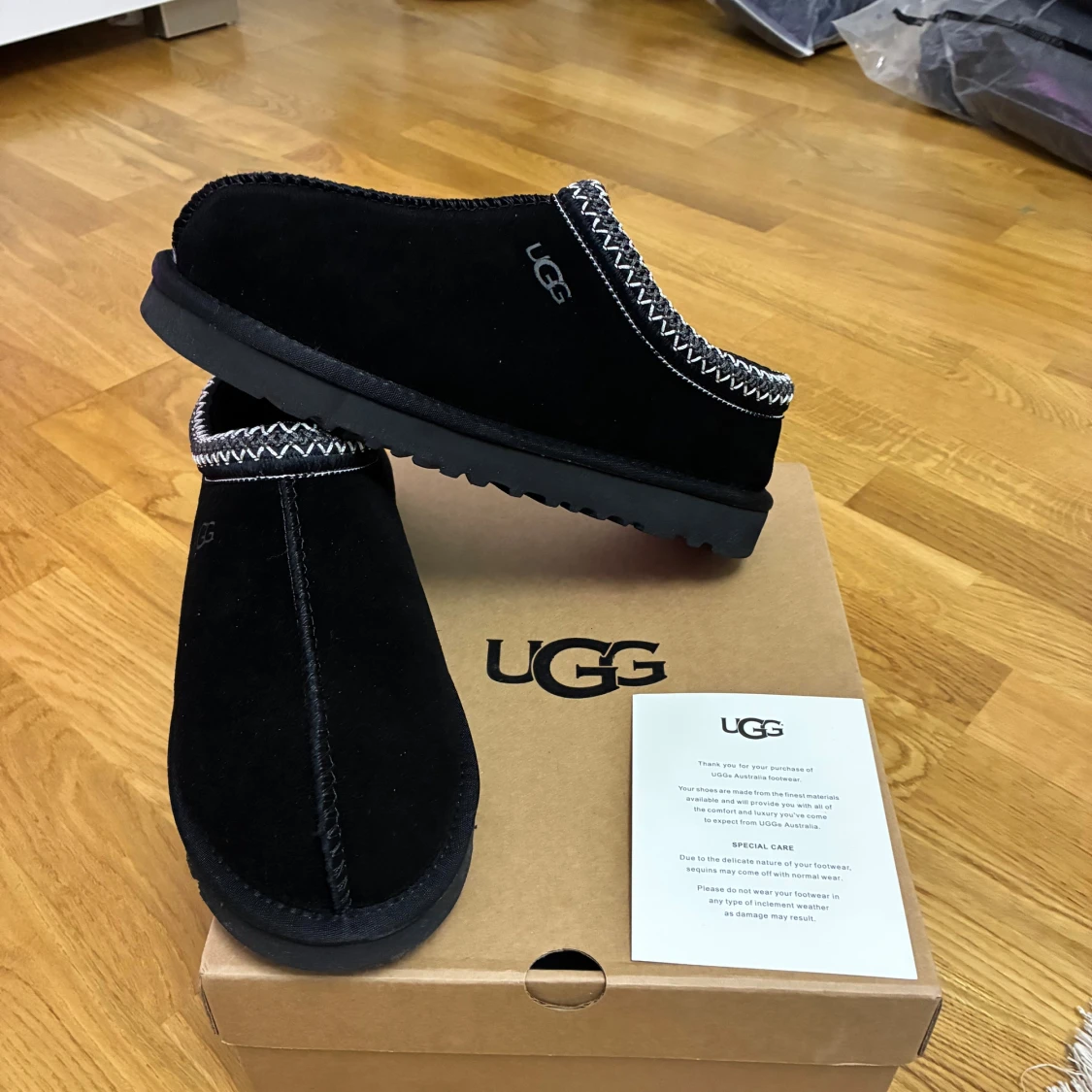 Svarta UGG boots i mocka - 1