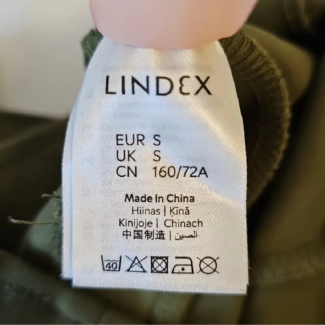 Gröna bootcut byxor från Lindex S - 2