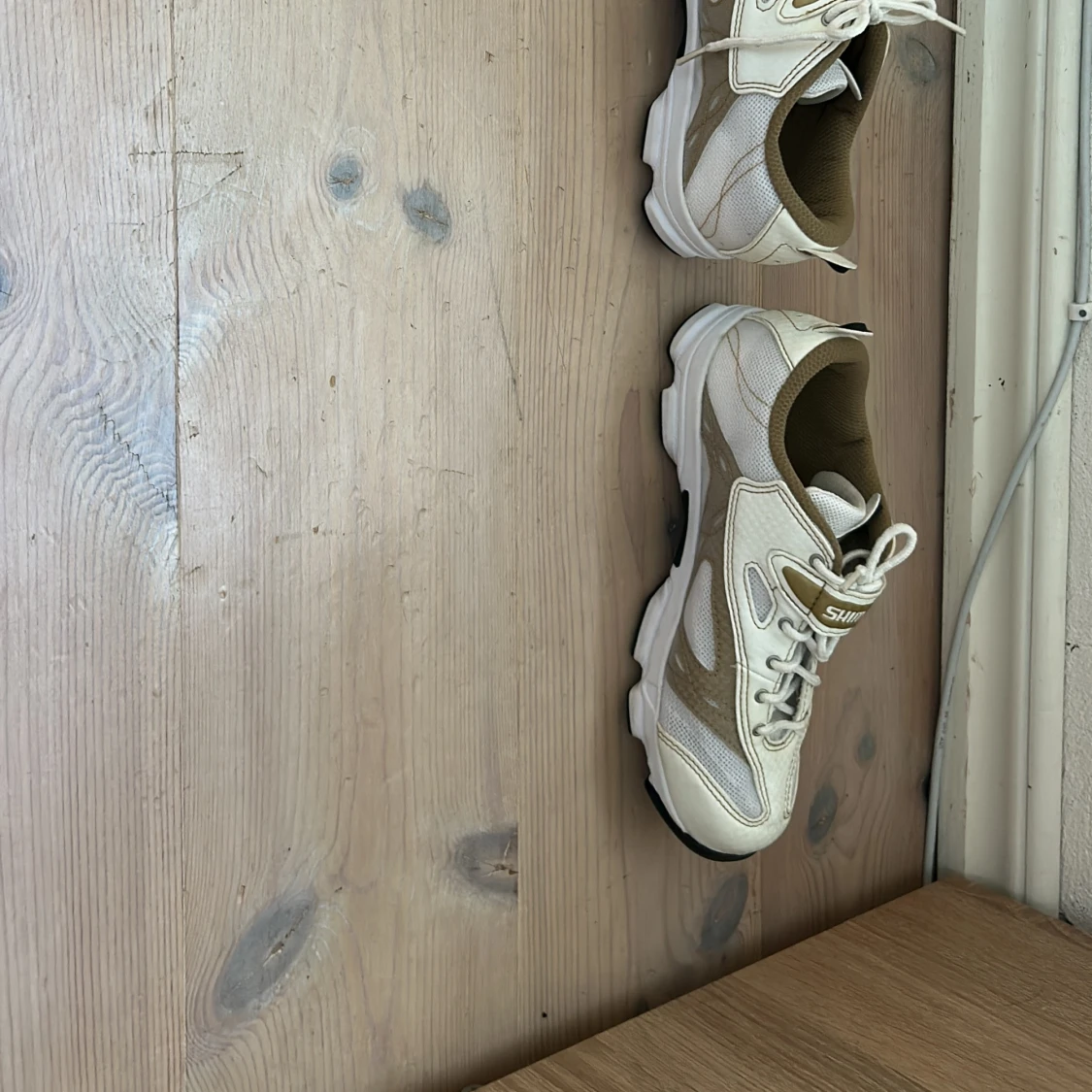 Shimano vita cykelskor med SPD-fäste - 3