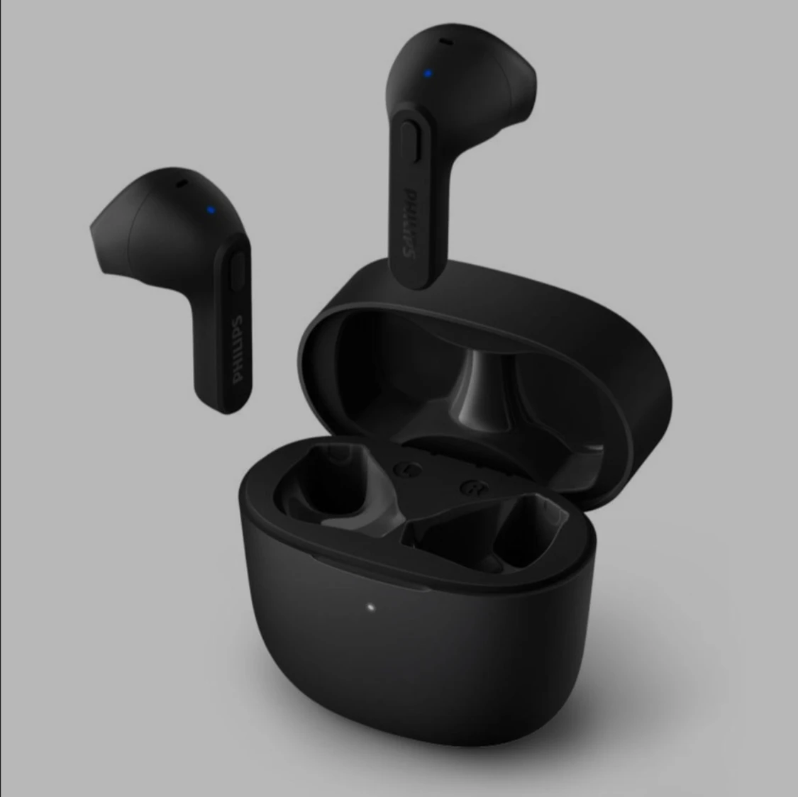 Philips trådlösa hörlurar med laddningsetui