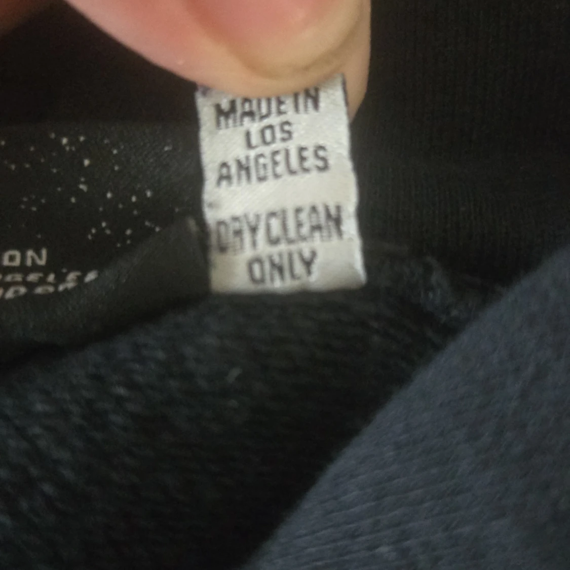 Svart Hellstar hoodie med flames - 3