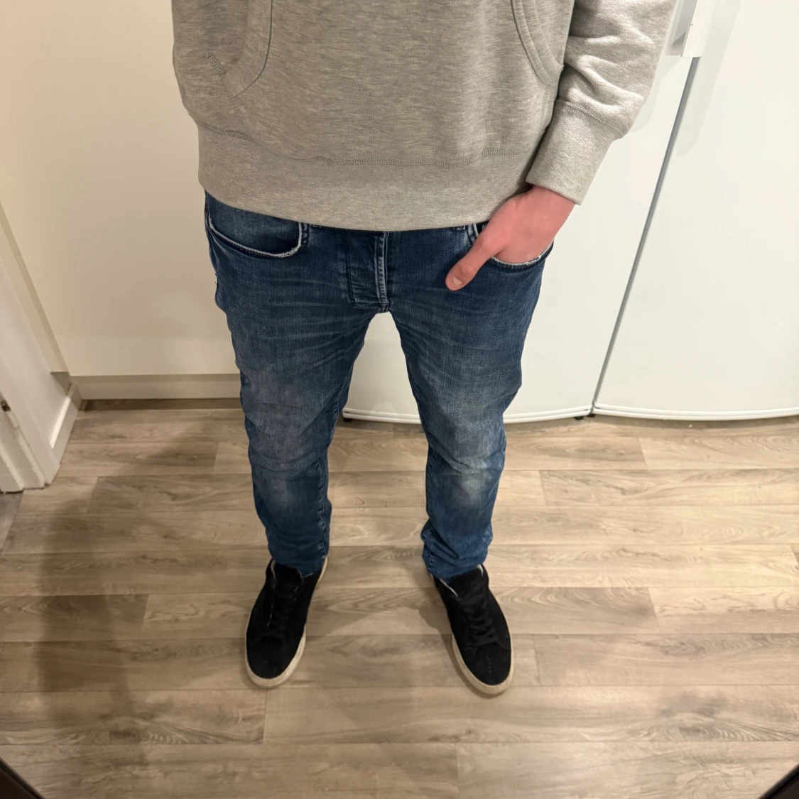Premium Jeans Slim fit Blå W32 L34 - 4