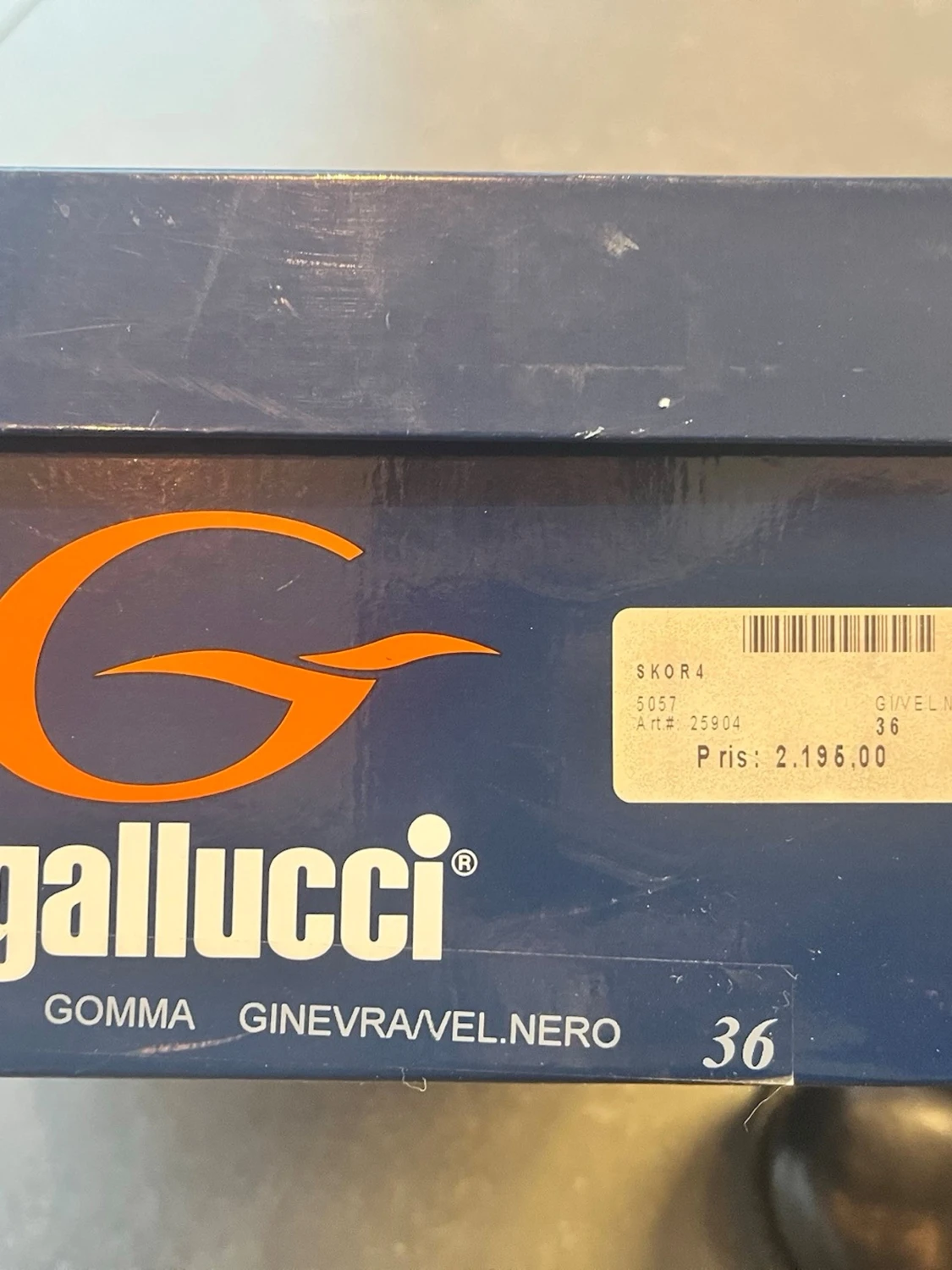 Svarta boots från Gallucci, stl 36 - 2