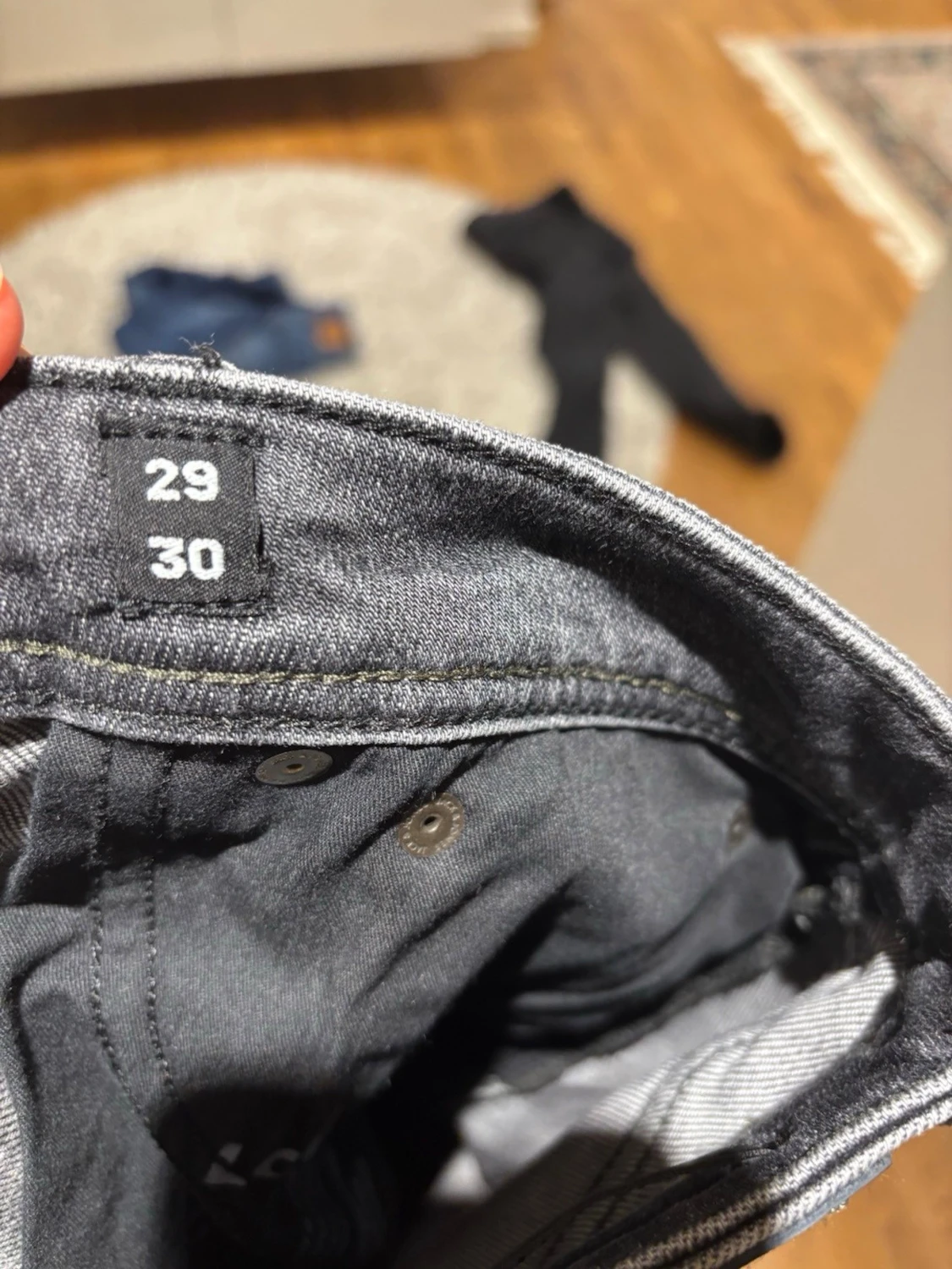 Svarta jeans Clark Regular fit 29/30 - 4