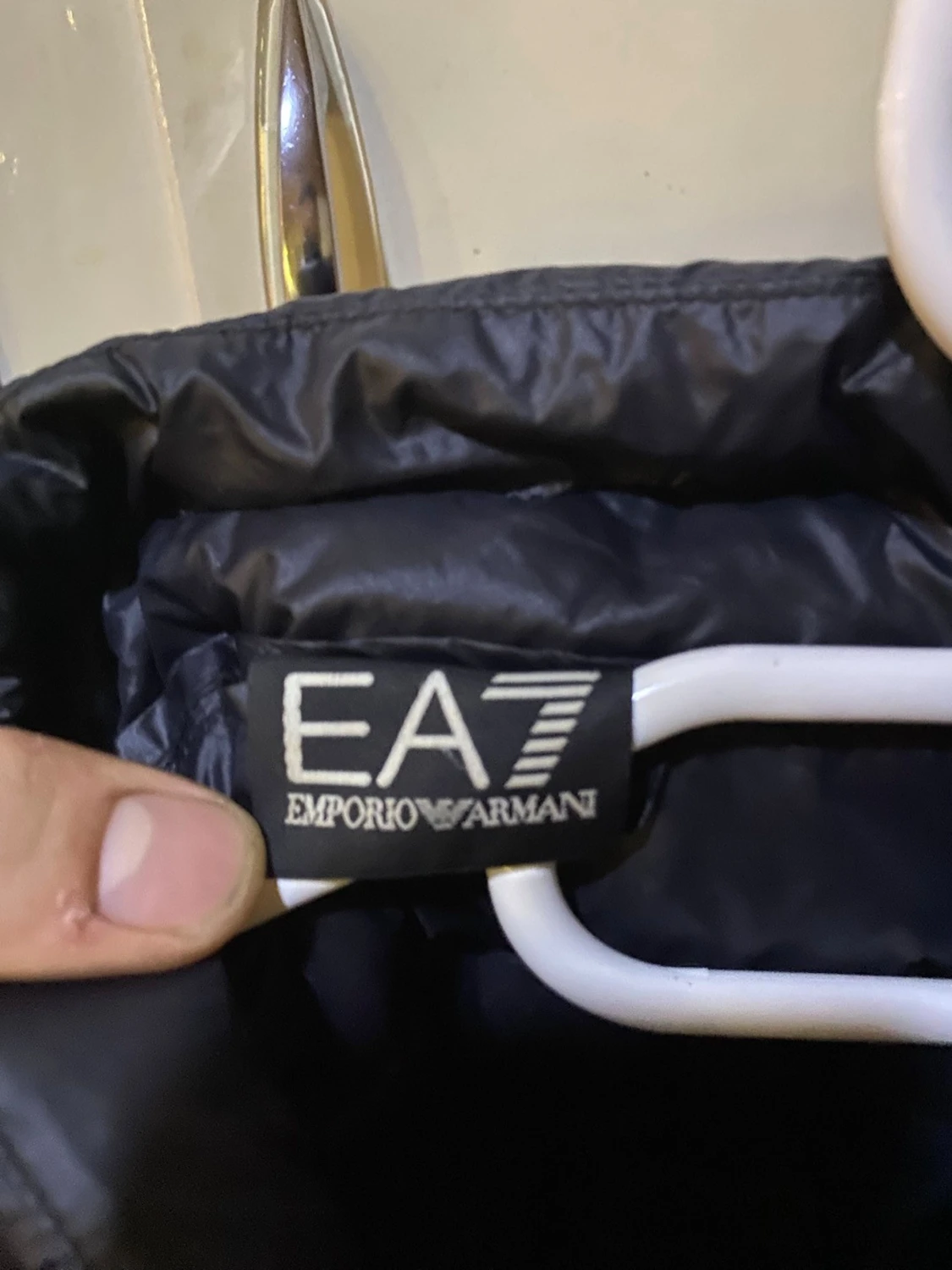 Svart dunväst från EA7 Emporio Armani - 1