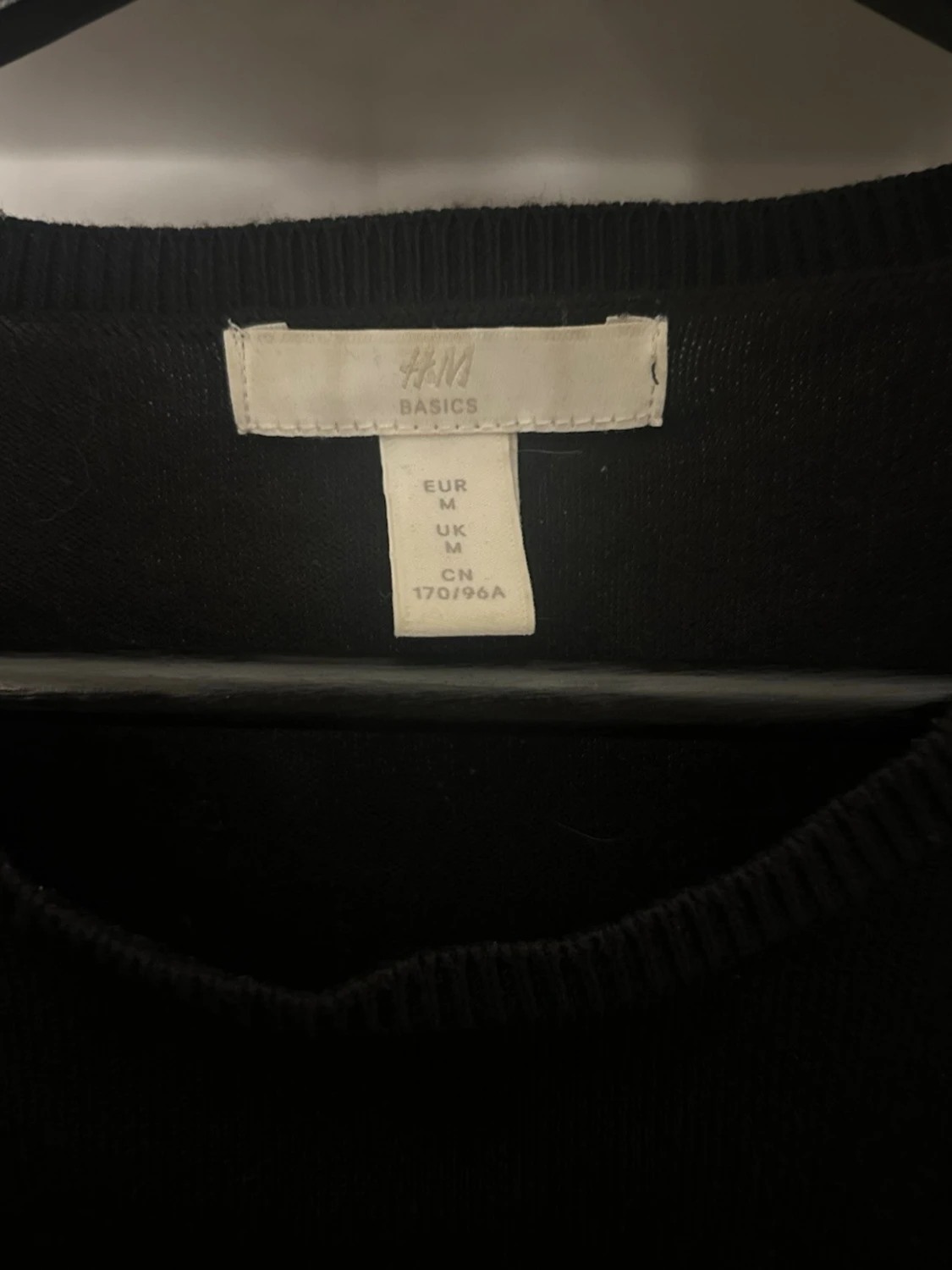 Svart topp från H&M Basics, M - 2
