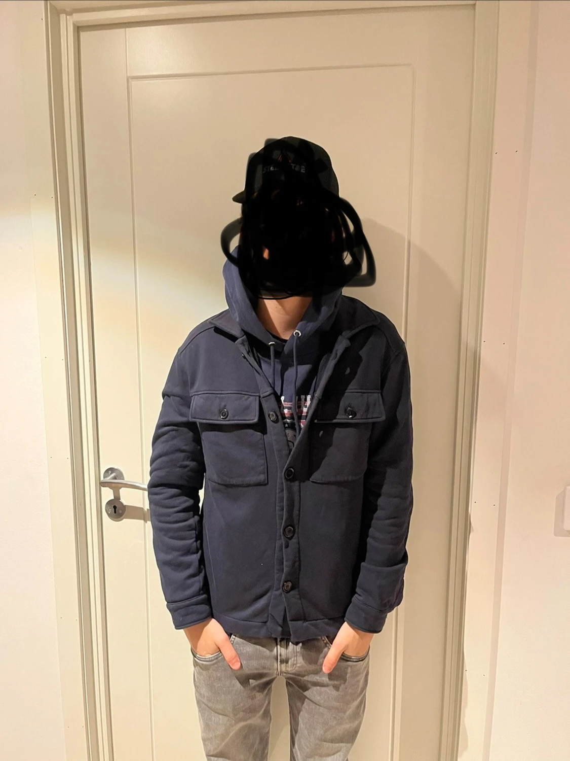 Mörkblå overshirt från Dondup - 3