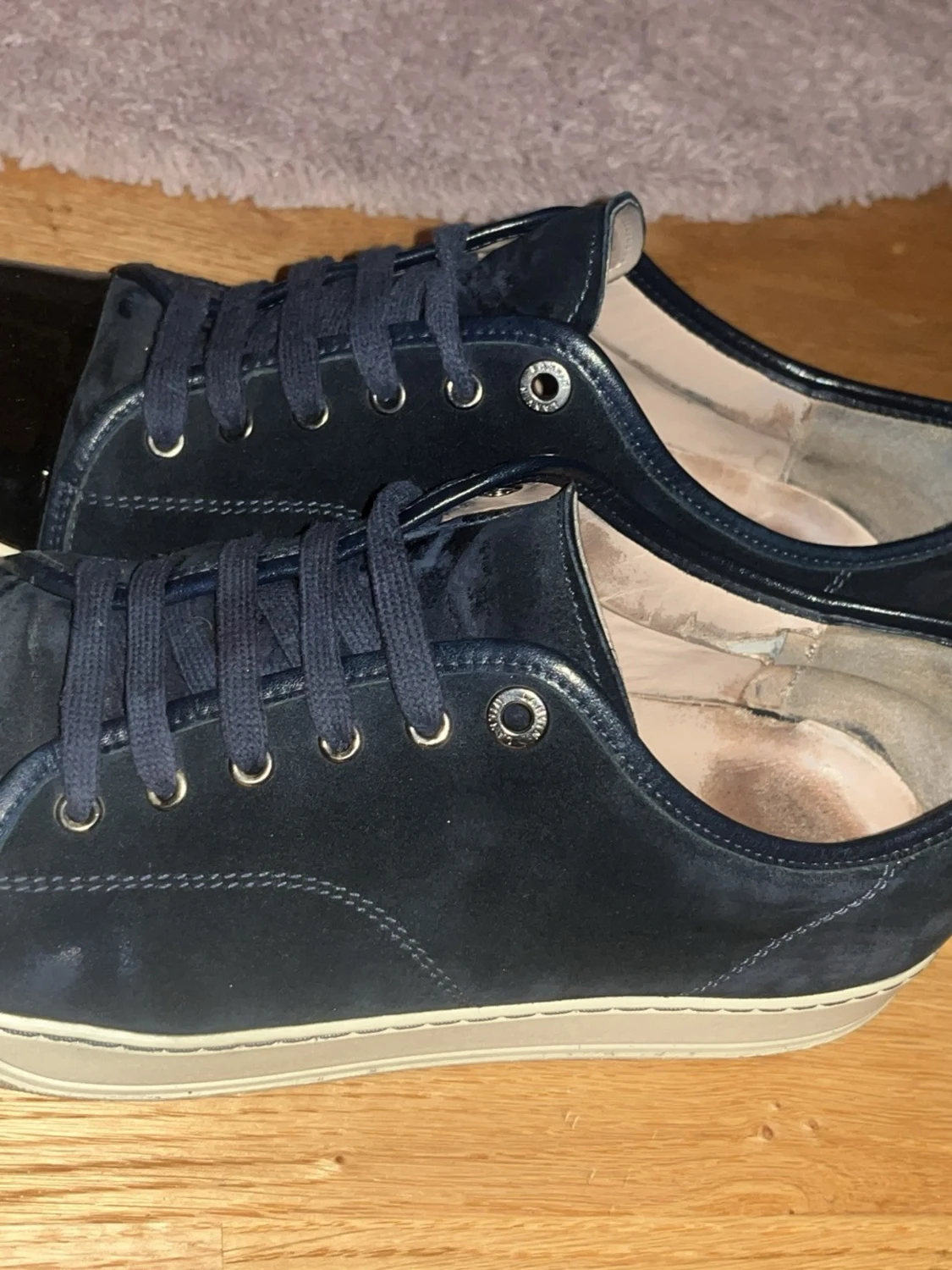 Mörkblå sneakers från Lanvin - 3