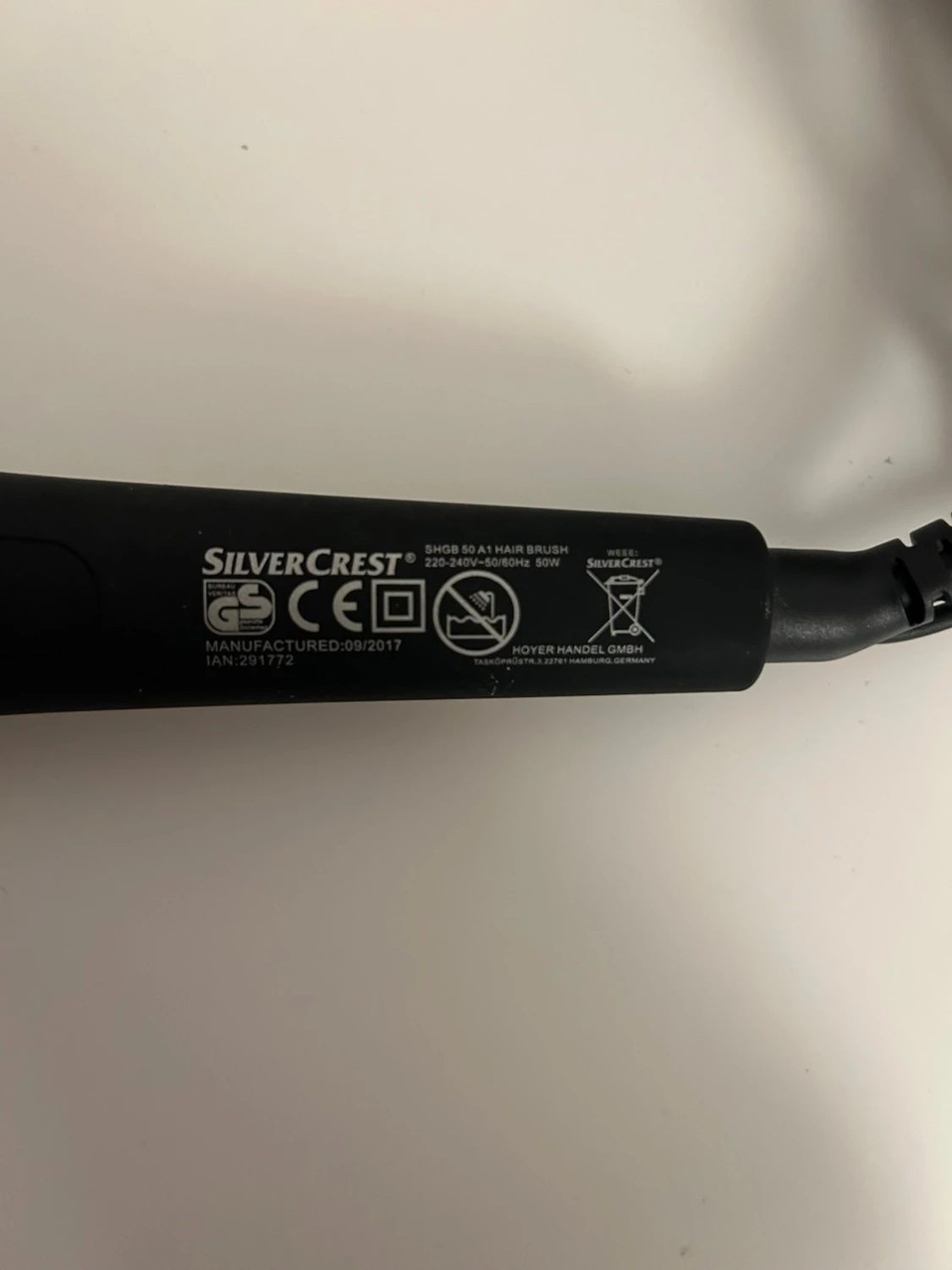 SilverCrest SHGB 50 A1 Hair Brush - 3