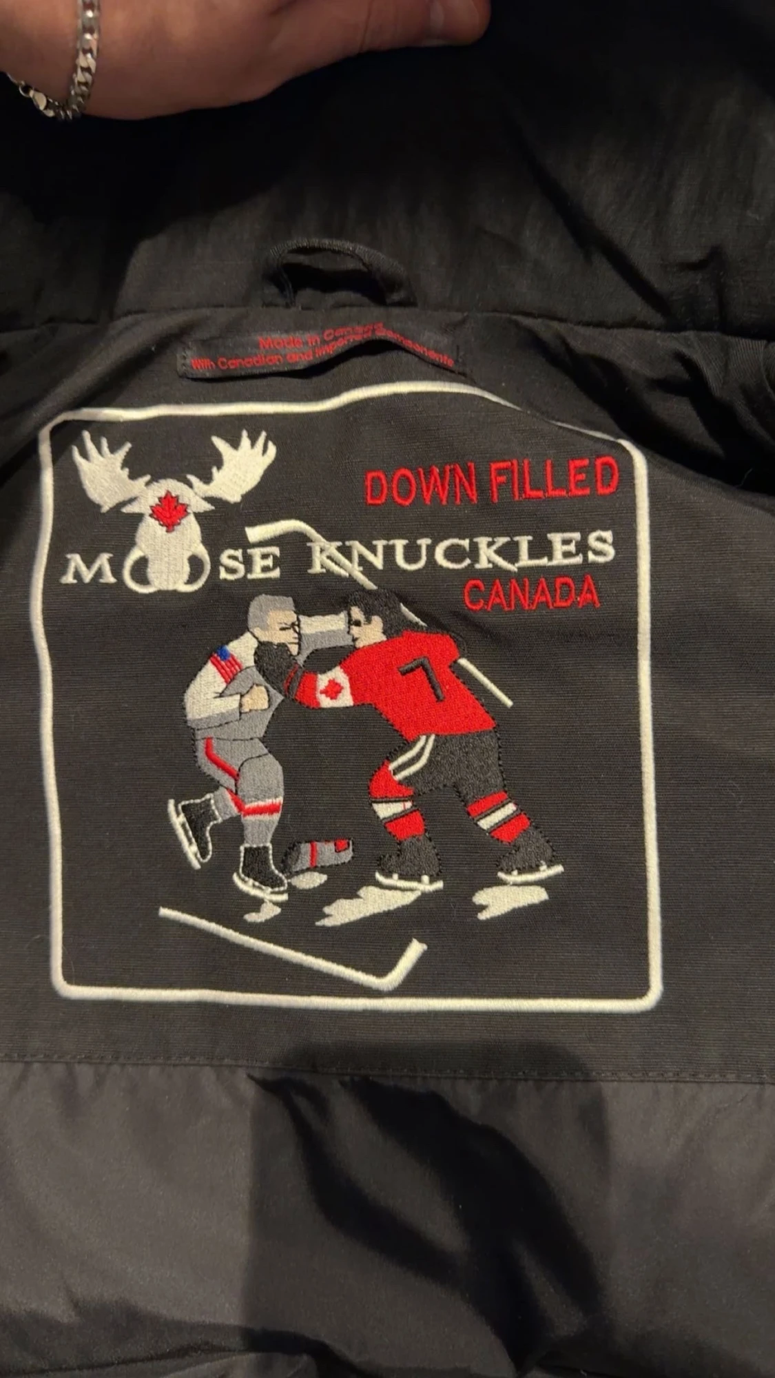 Svart pufferjacka från Moose Knuckles - 3