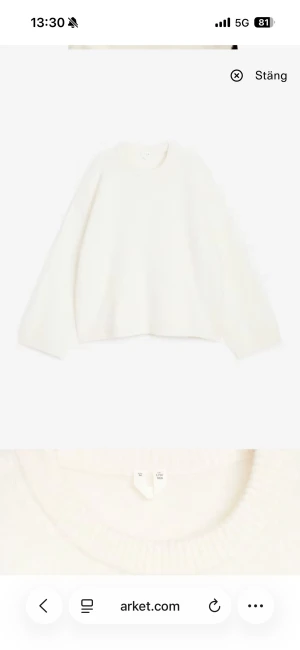 Ull och alpacka tröja från arket  - Fin ulltröja från Arket storlek M. Använd vid två tillfällen sedan bara hängt i garderoben