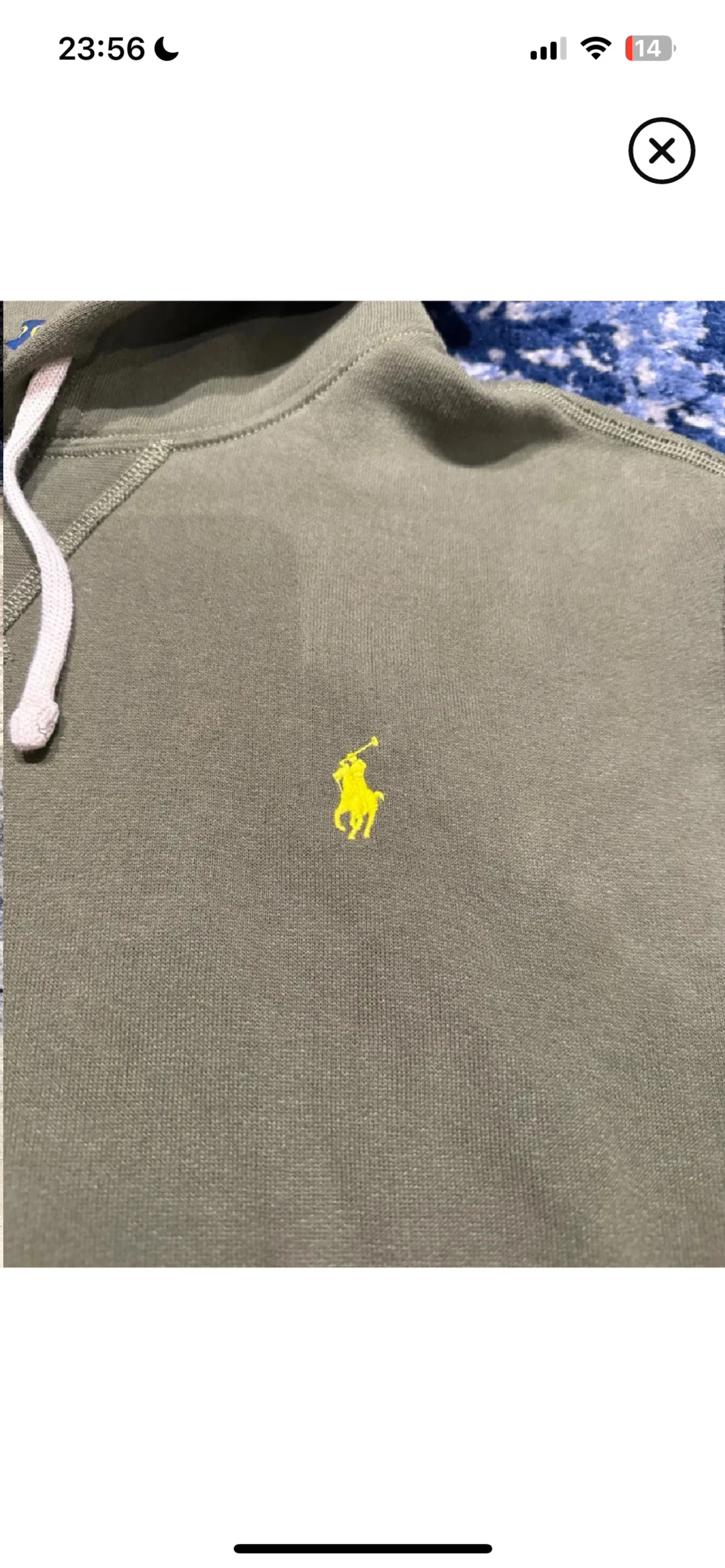 Olivgrön polo Ralp Lauren hoodie  - 2