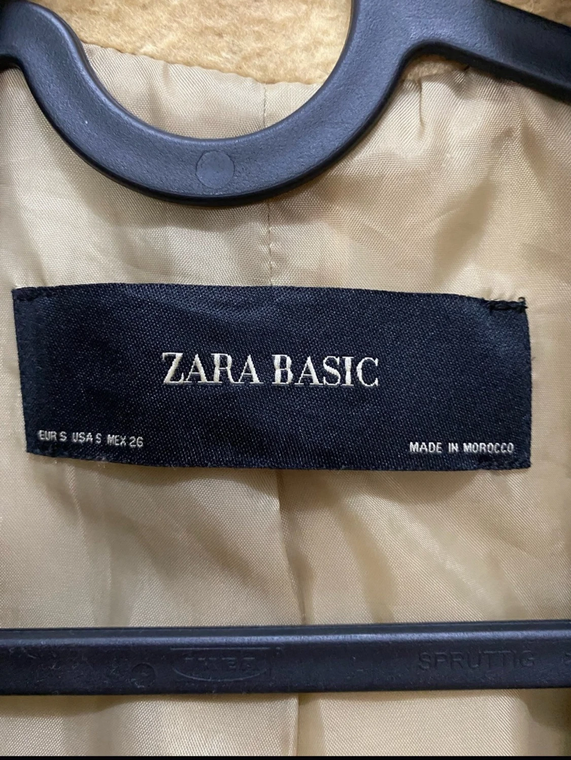 Beige kappa från Zara Basic - 2