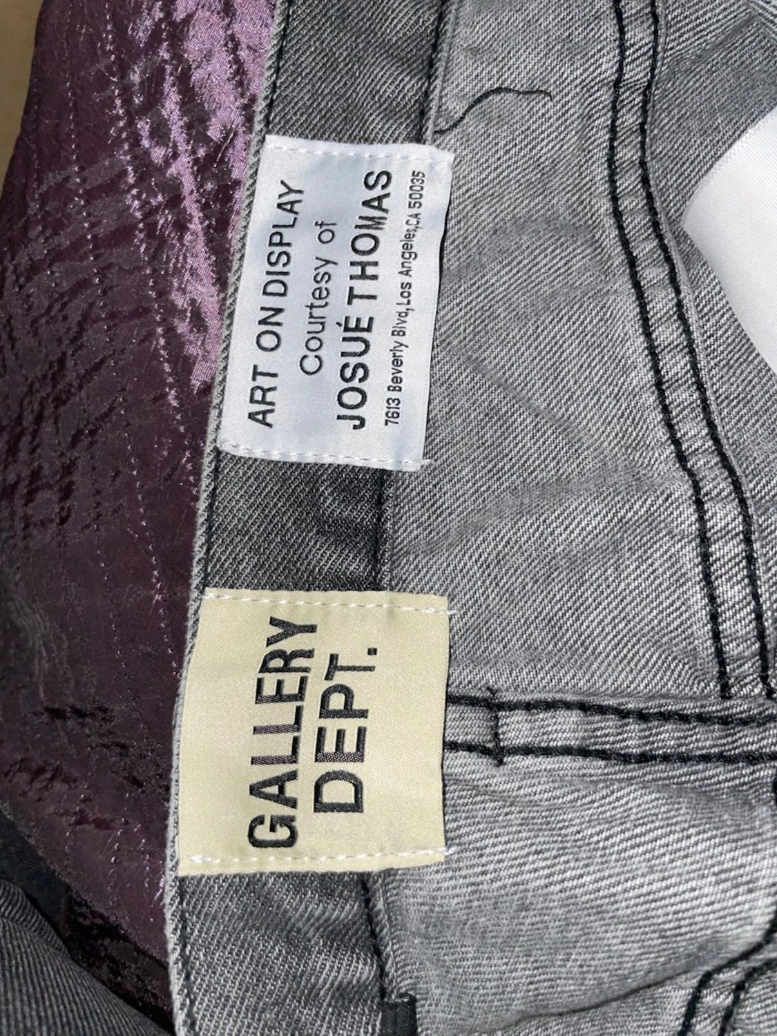 Grå bootcut jeans från Gallery Dept. - 2