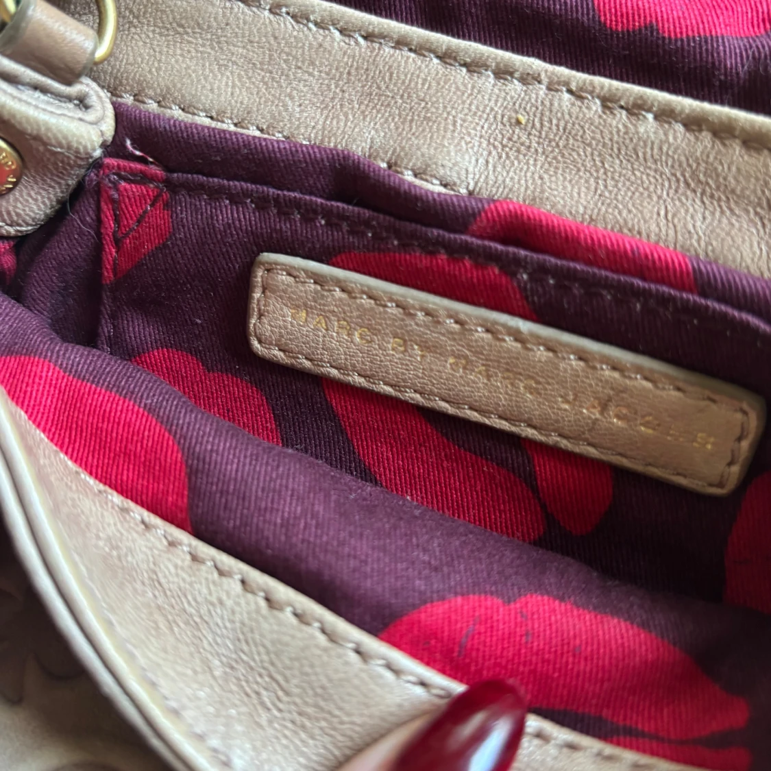 Beige axelväska Marc by Marc Jacobs - 3