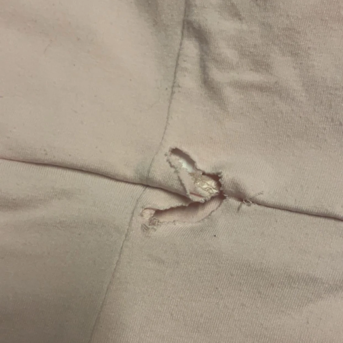 Ljusrosa bootcut mjukisbyxor - 1