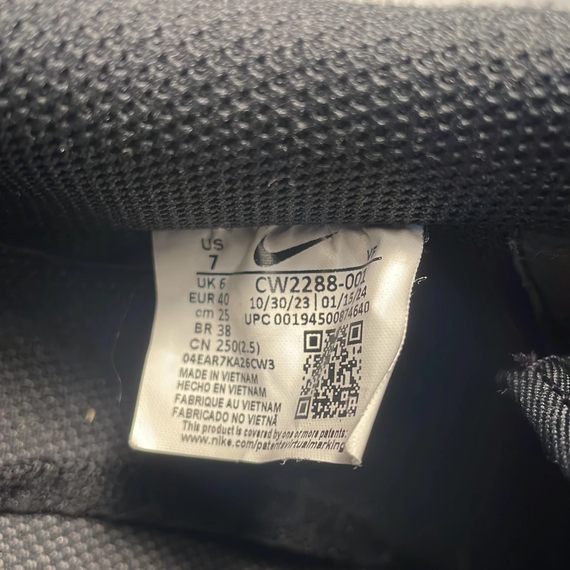 Nike Air Force 1 Low Svarta Sneakers - 3