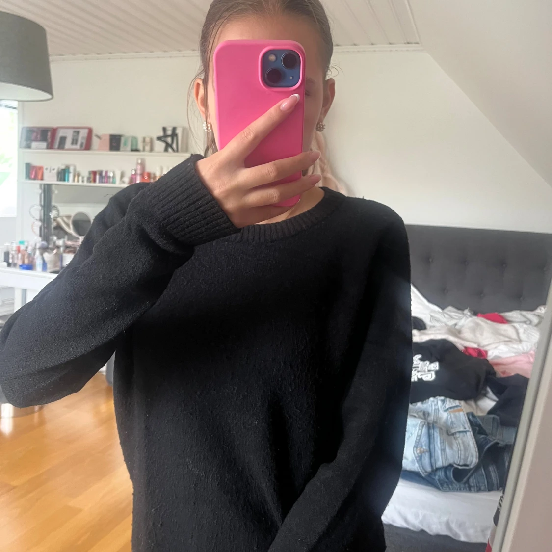 Svart stickad tröja från Vila - 1