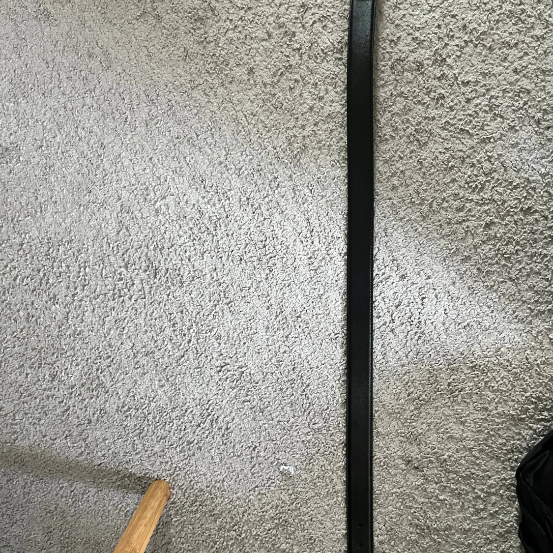 Svart Ferragamo bälte 90cm - 4