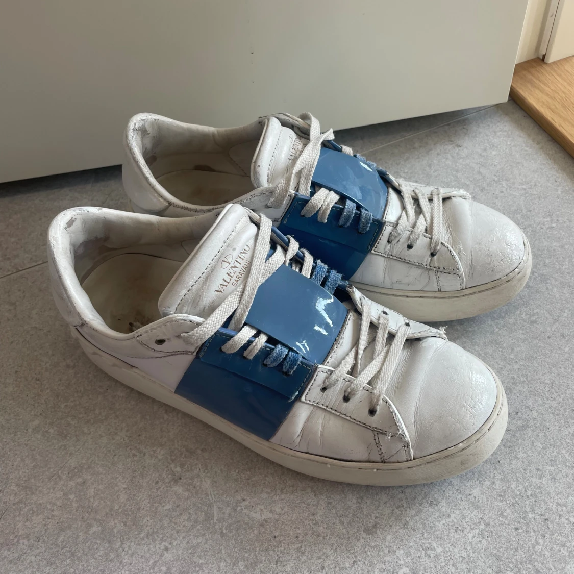 Valentino Garavani Open sneakers vit/blå - 2