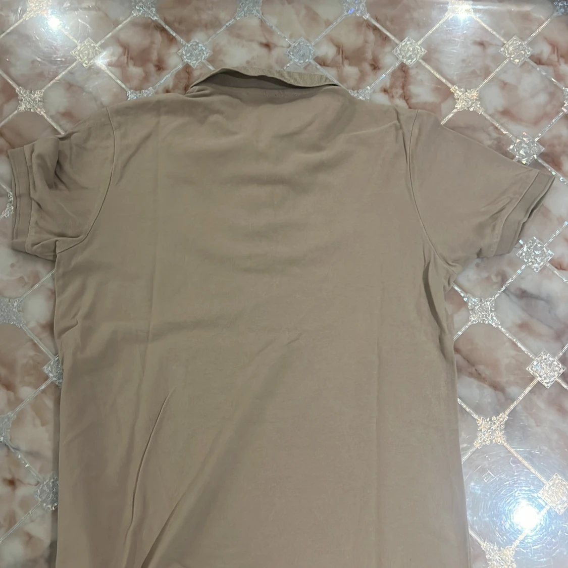 Beige Moncler pikétröja i bomull - 4