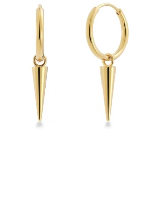 Nit örhängen Edblad.  - Guldiga nitörhängen som gör varje look lite mer wow! Små men powerful – Blank 14K guldplätering på rostfritt stål, nickelsäkra & vattentåliga. Perfekta för vardag, fest eller bara för att glänsa lite extra. Knappt använda.