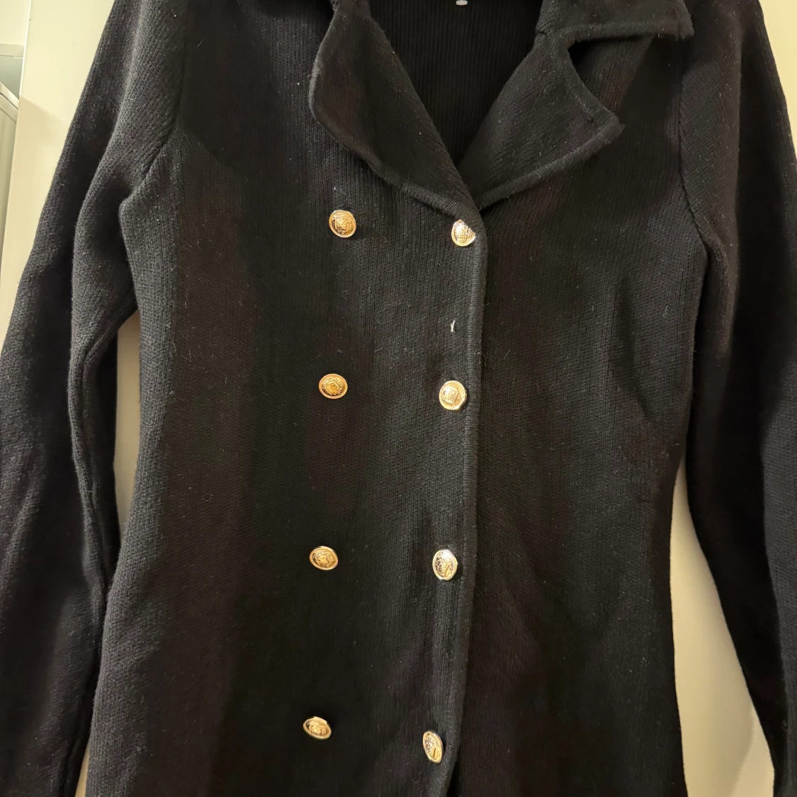 Svart cardigan jacka från H&M, S - 1