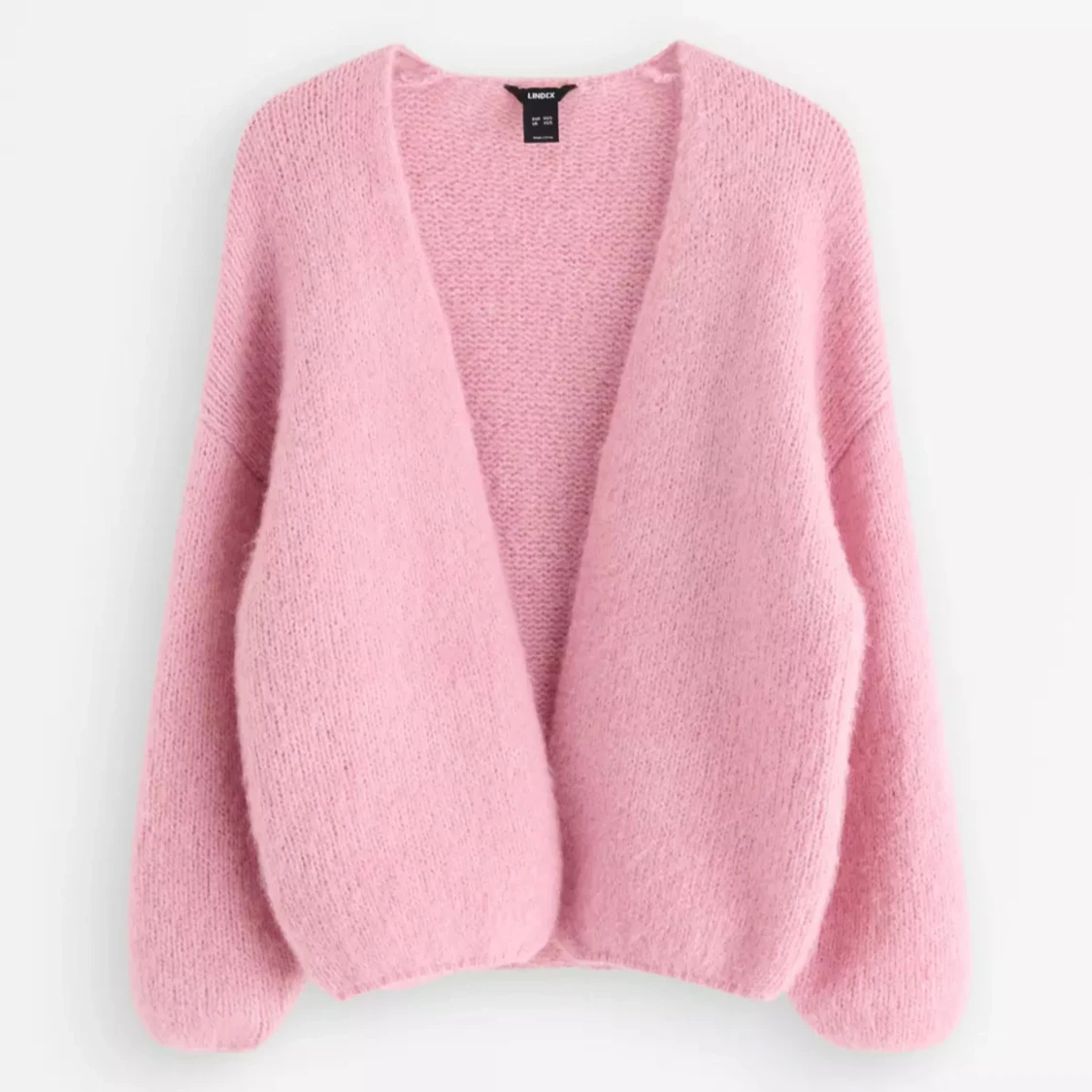 Rosa stickad kofta från LinDEX