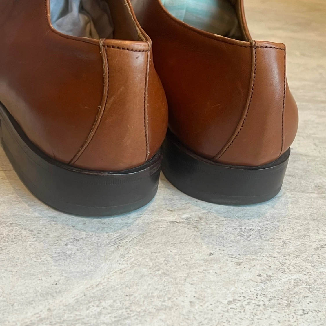 Bruna skinnskor från Alberto, strl 43 - 2