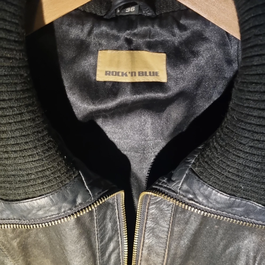 Svart skinnjacka Rock'n Blue - 2