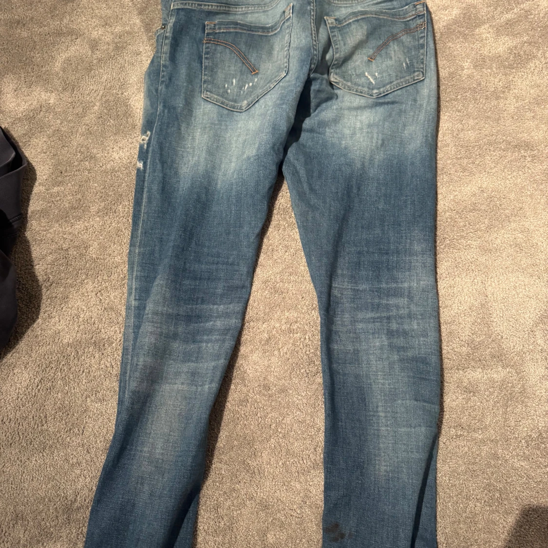 Blå skinny jeans från George, stl 32 - 1