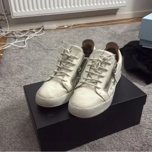 Giuseppe zanotti skor - Säljer nu dessa feta zanotti frankies då de inte passar mig. Skorna är hyfsat bra skick 7/10. Box och dustbag medföljer. Vid frågor eller fundering är det bara att skriva
