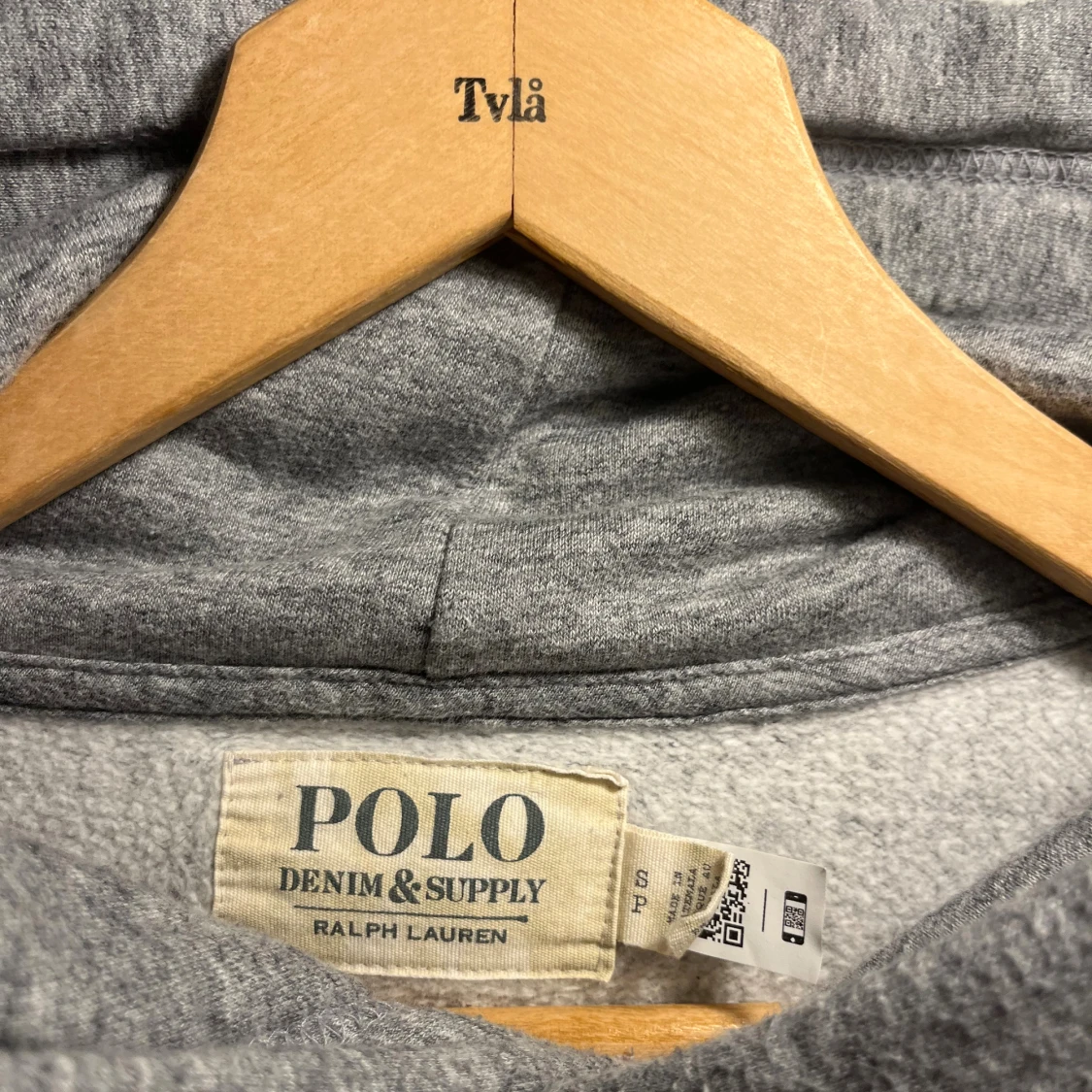 Ralph Lauren Grå Hoodie  - 4