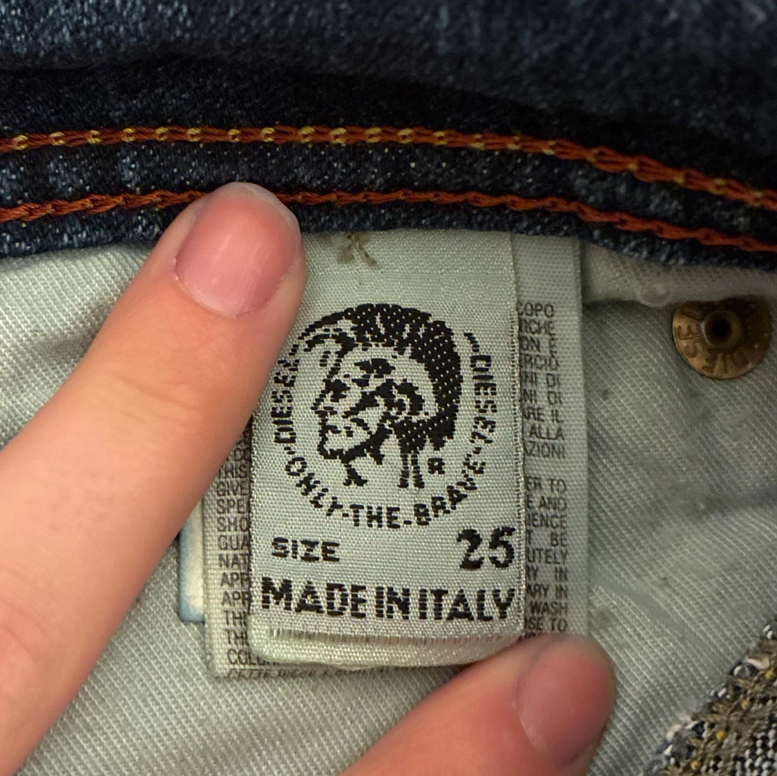 Blå bootcut jeans från Diesel - 3