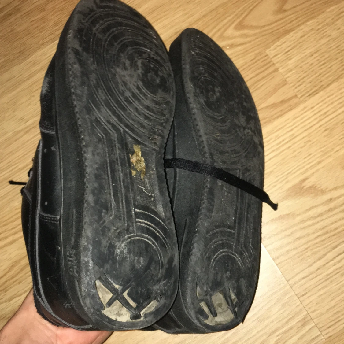 Svarta Nike Air Force 1 sneakers - 1