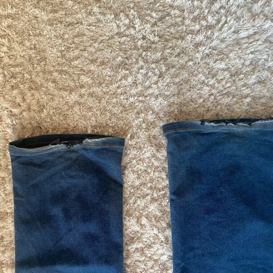 Blå bootcut jeans från JDY, small - 4