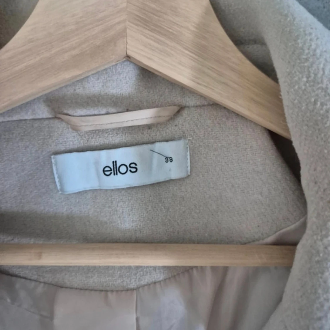 Beige skepparkavaj från Ellos, stl 38 - 1