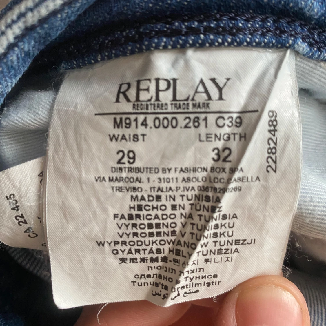 Replay Anbass ljusblå jeans 29/32 - 3