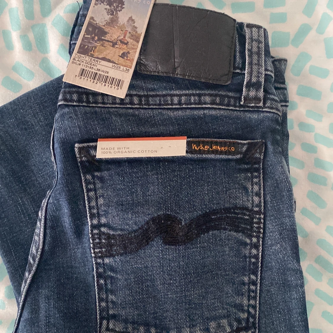 Mörkblå skinny jeans från Nudie Jeans (Tight Terry) - 4