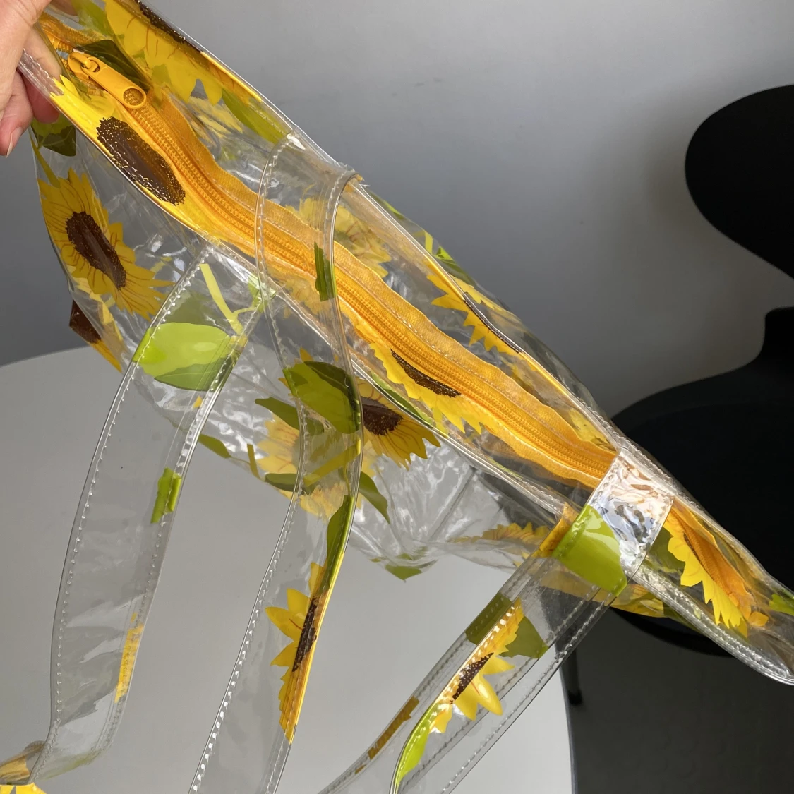 Unik solros plastväska - 3