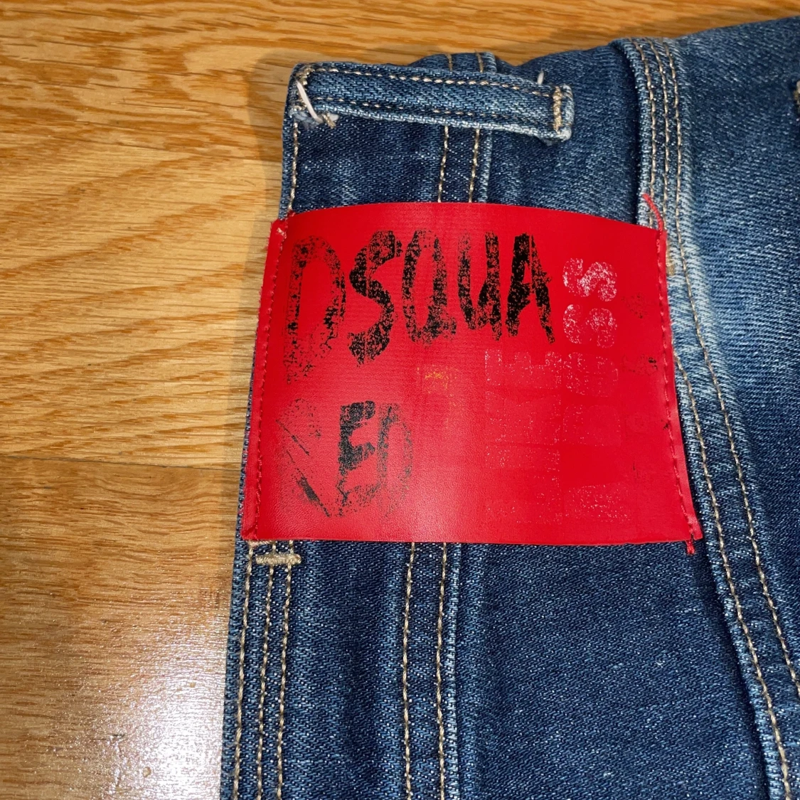 Dsquared2 blå jeans med detaljer - 2