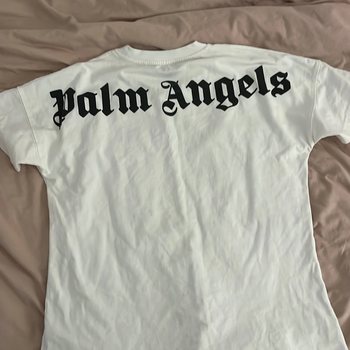 Vit Palm Angels t-shirt med tryck - 2
