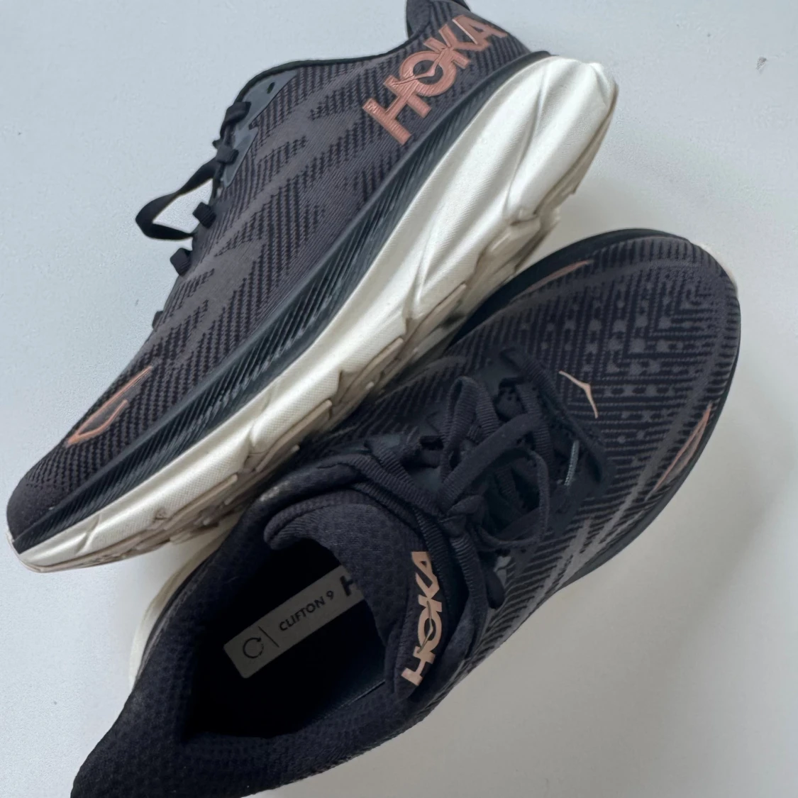 Svarta Hoka Clifton 9 sneakers - 4