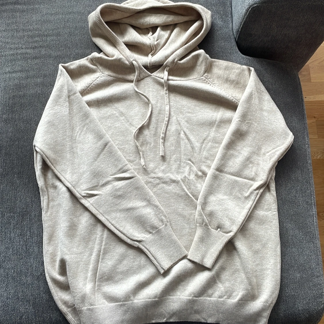 Beige cashmir hoodie 
