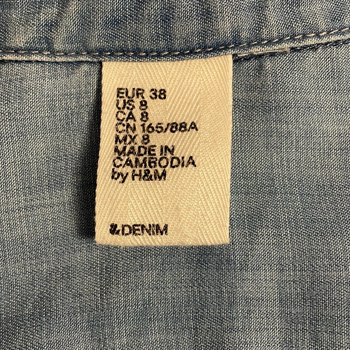 Ljusblå jeansskjorta från H&M - 2