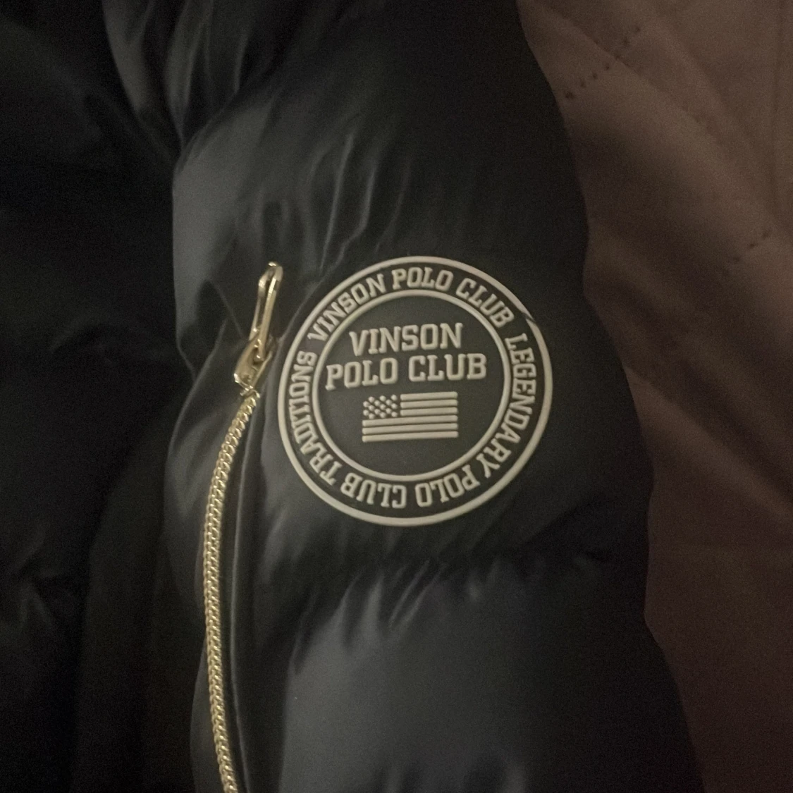 Svart pufferjacka Vinson Polo Club - 1